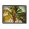 Stupell Industries Distressed Tropical Summer Palm Tree Photograph Black Framed Wall Art